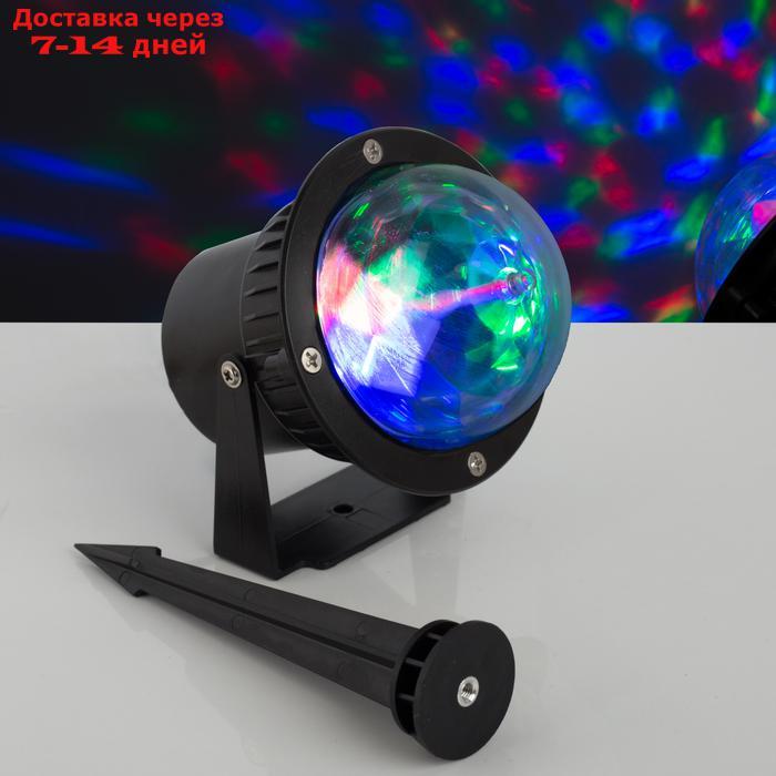 Световой прибор "Хрустальный уличный шар", d=10 см, 12 В, IP65 - фото 1 - id-p187746239