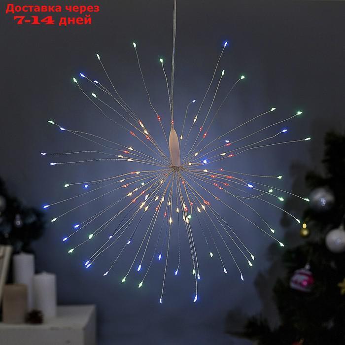 Фигура новогодняя "Салют", АА*4 (не в компл.), 120 LED, МУЛЬТИ