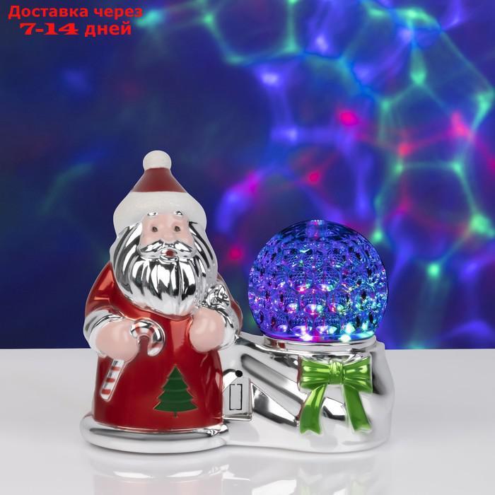 Световая фигура "Дед Мороз и шар", LED-3-220V - фото 1 - id-p187746393