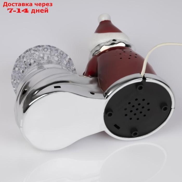 Световая фигура "Дед Мороз и шар", LED-3-220V - фото 4 - id-p187746393