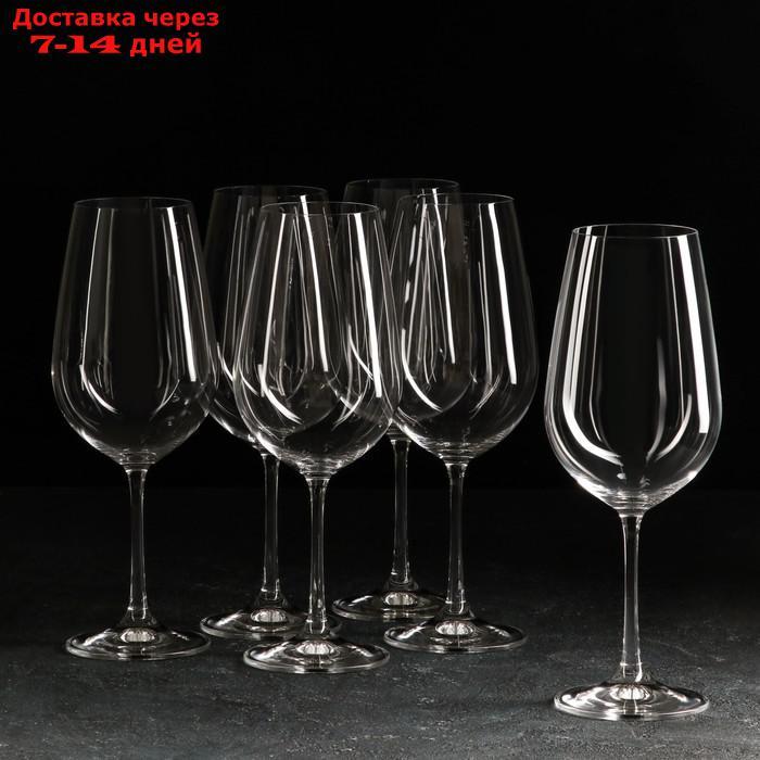 Набор бокалов для вина Bohemia Crystal "Виола", 550 мл, 6 шт - фото 1 - id-p187747418