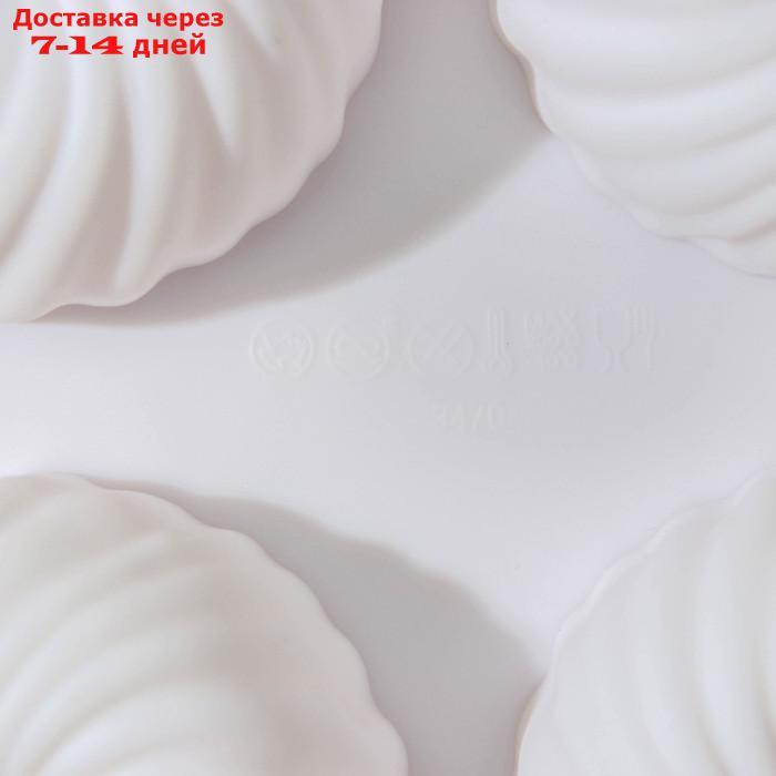 Форма для муссовых десертов и выпечки Доляна "Вихрь", 29,8×17,5 см, 6 ячеек, цвет МИКС - фото 4 - id-p187751364