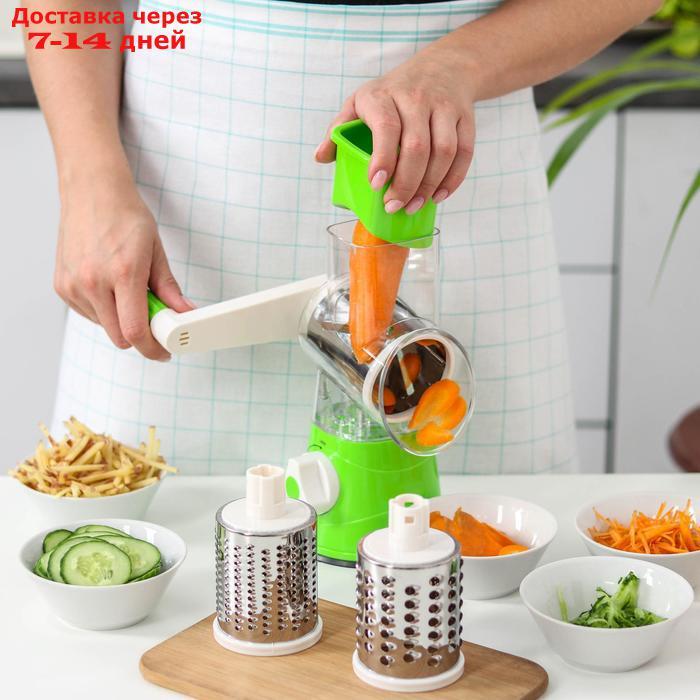 Овощерезка механическая Доляна Mandoline Slicer, цвет МИКС - фото 4 - id-p187751397