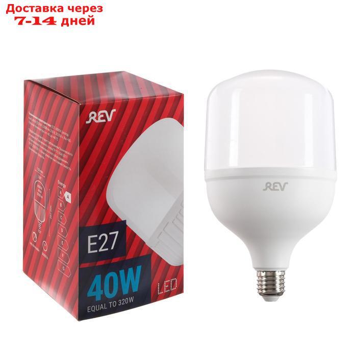 Лампа светодиодная REV PowerMax, T120, E27, 40 Вт, 6500 K, холодный свет - фото 1 - id-p187746513