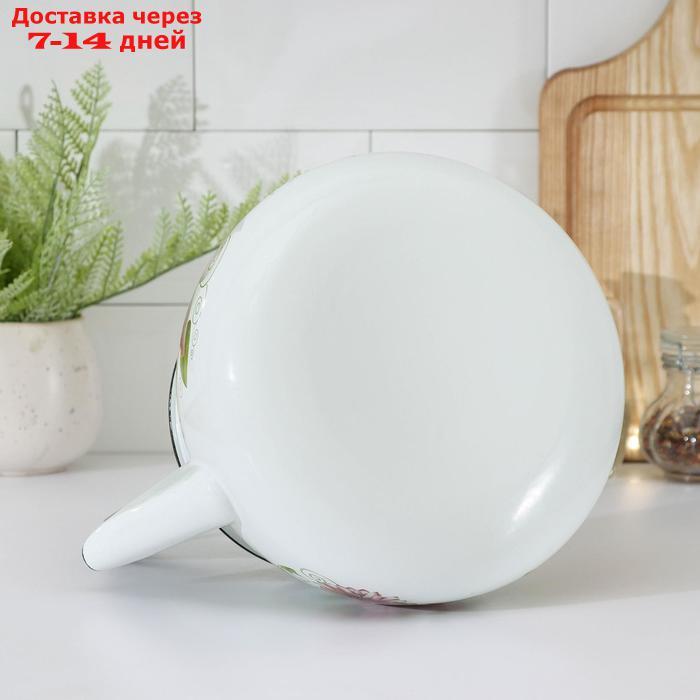 Чайник сферический, 3 л, деколь МИКС, цвет белый - фото 4 - id-p187751487