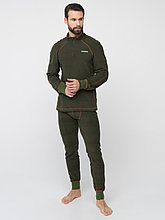 Термобелье HUNTSMAN Thermoline ZIP  ткань Флис цвет Хаки, 2XL/182