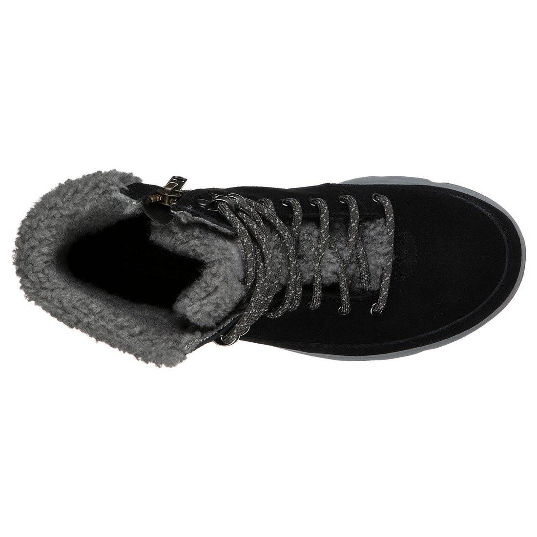 Ботинки женские SKECHERS GLACIAL ULTRA Black/Gray - фото 3 - id-p187767060