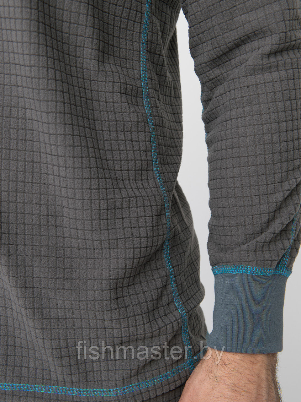 Термобелье HUNTSMAN Thermoline ZIP ткань Флис Фактурный цвет Серый, 3XL/188 - фото 6 - id-p187768572