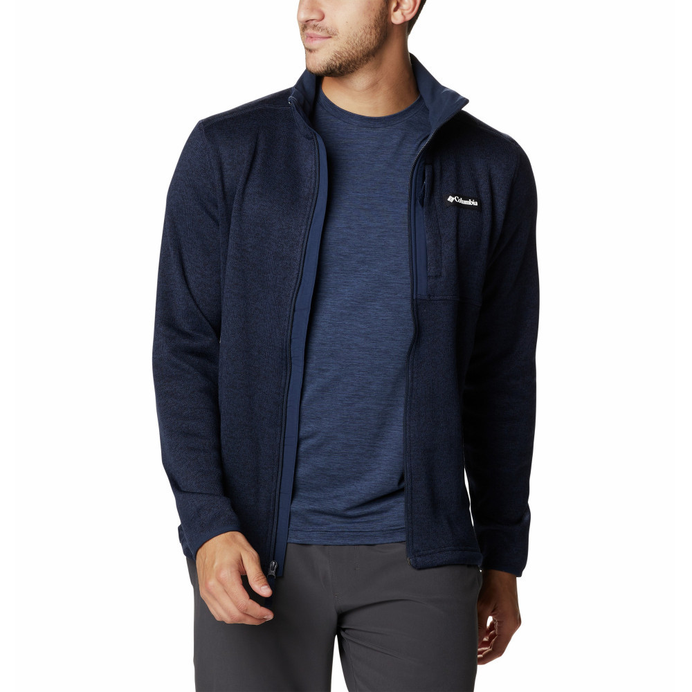 Джемпер мужской COLUMBIA Sweater Weather Full Zip темно-синий - фото 7 - id-p187767091