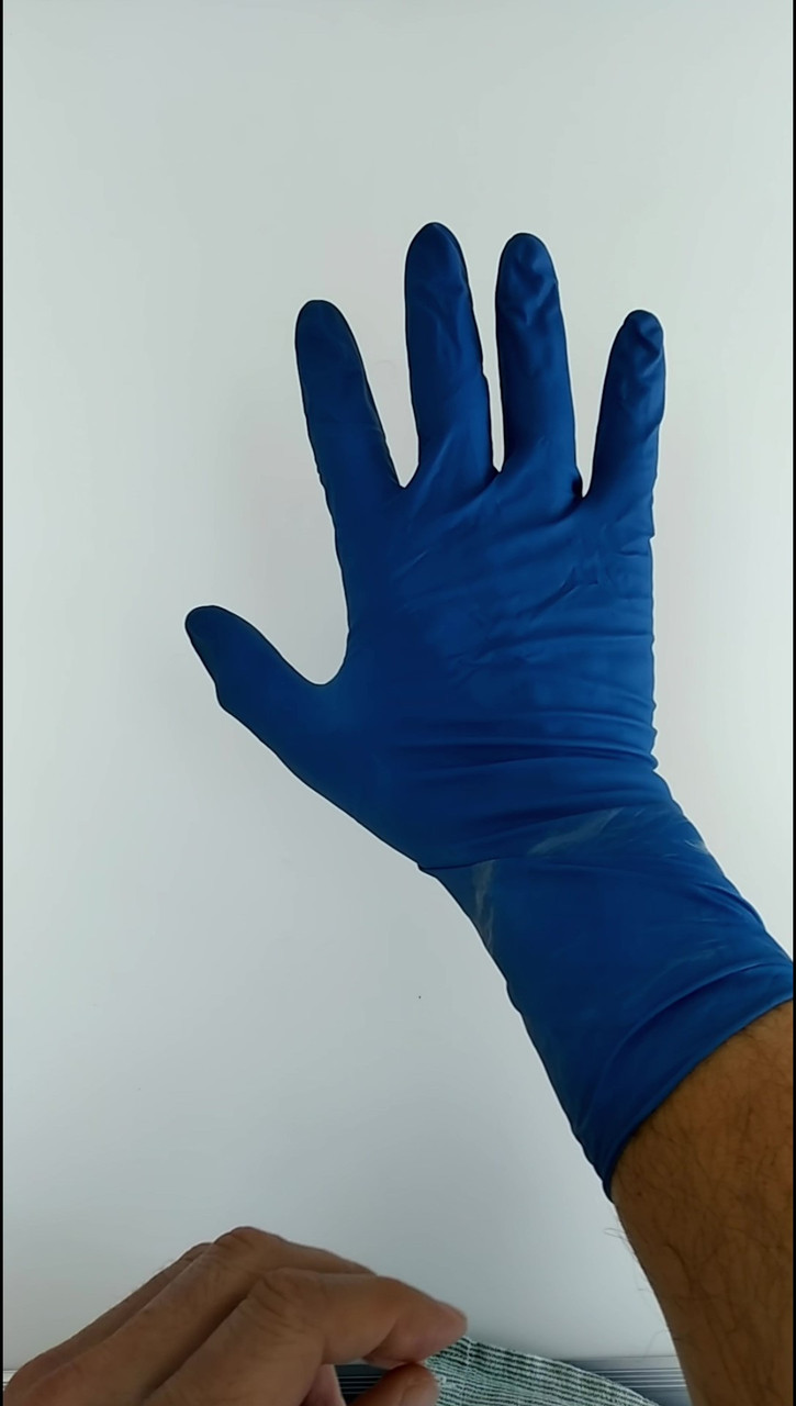 1 - й поставщик. Перчатки нитриловые, особо прочные High Risk, размер M и L, удлинённые, синие. - фото 9 - id-p187139873