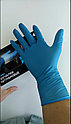 1 - й поставщик. Перчатки нитриловые, особо прочные High Risk, размер M и L, удлинённые, синие., фото 5