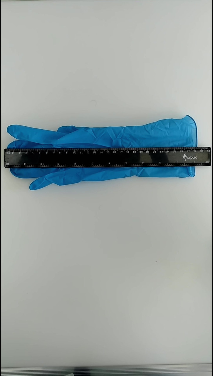 Перчатки нитриловые, особо прочные High Risk удлинённые, размер M и L, цена с НДС - фото 7 - id-p182180037