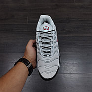 Кроссовки Nike Air Max Plus White Grey Black Red, фото 3