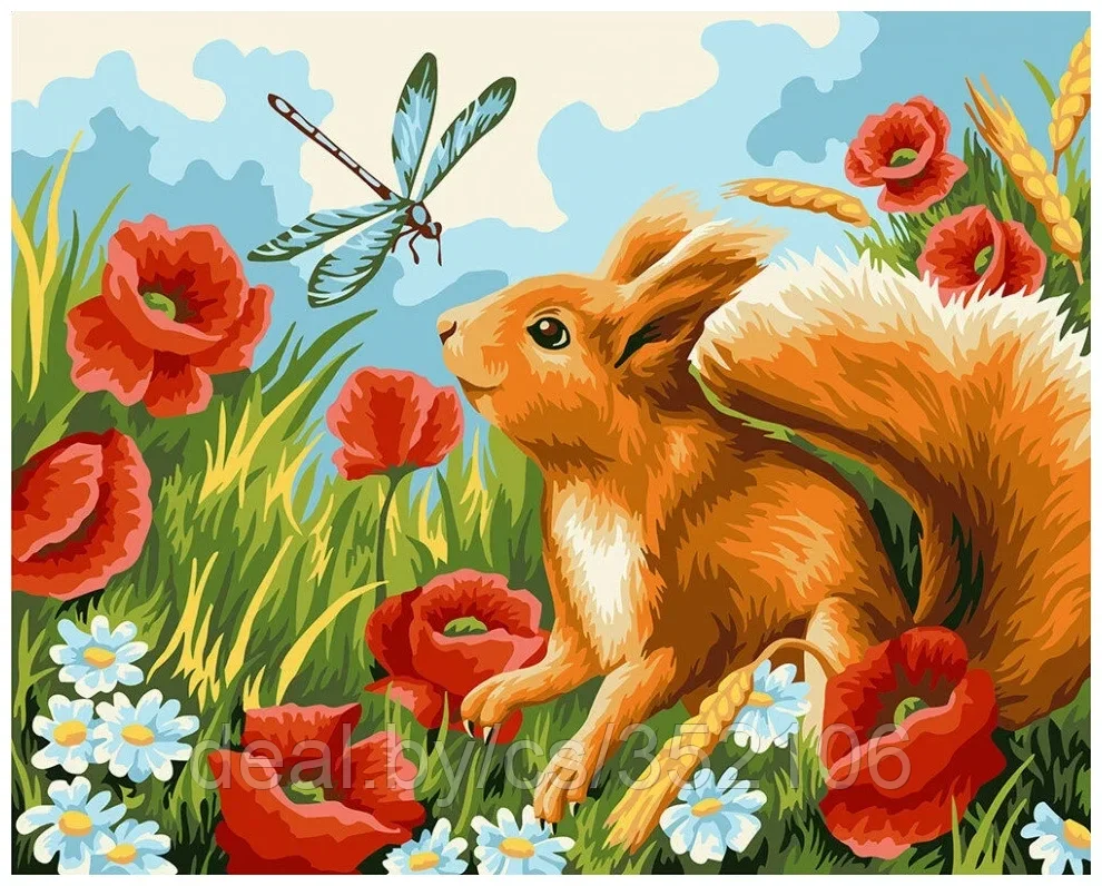 Картина "Вместе весело играть" рисование по номерам