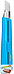 Нож канцелярский Deli Rio 2040, 18 мм., голубой, арт.2040/г, фото 5