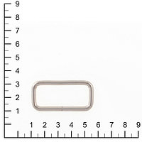 Кольцо овальное RCT 40х15мм (4мм) никель роллинг