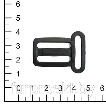 Пряжка 25мм R 0010 (MF 8885) черн (25 х 25мм)