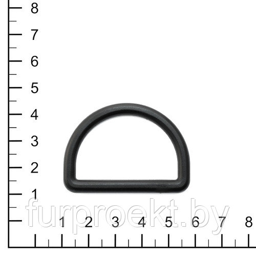 Полукольцо 40мм H 2002 (MF1895) черн