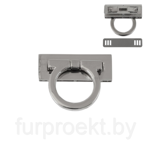 Застежка 8000 никель полир