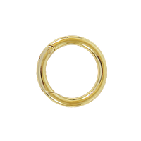 Кольцо разъемное О 058 внутр.d=34 мм (2229) светлое золото полированное (14)