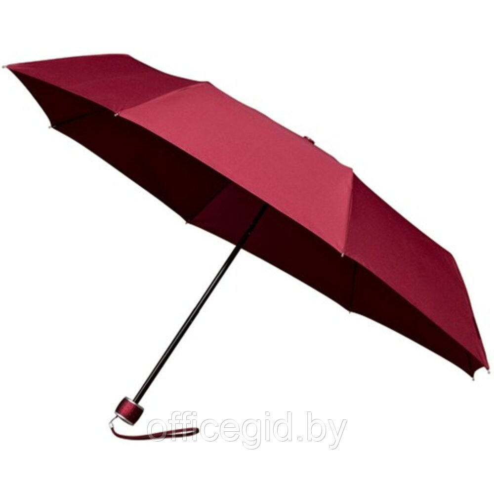 Зонт складной "LGF-202-8070", 100 см, бордовый