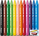 Мелки восковые Maped Wax Crayons, треугольные, 12 цветов, фото 2