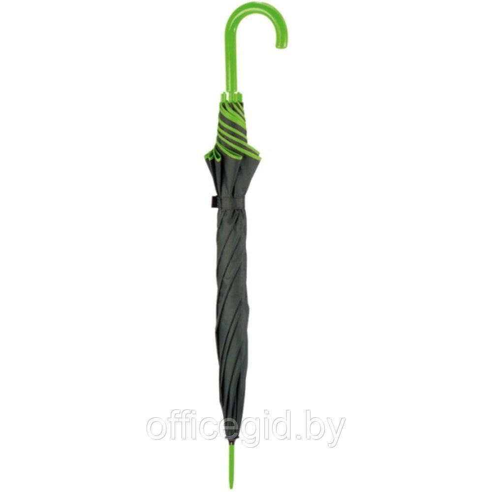 Зонт-трость "Paris", 103 см, черный, светло-зеленый - фото 2 - id-p187026995