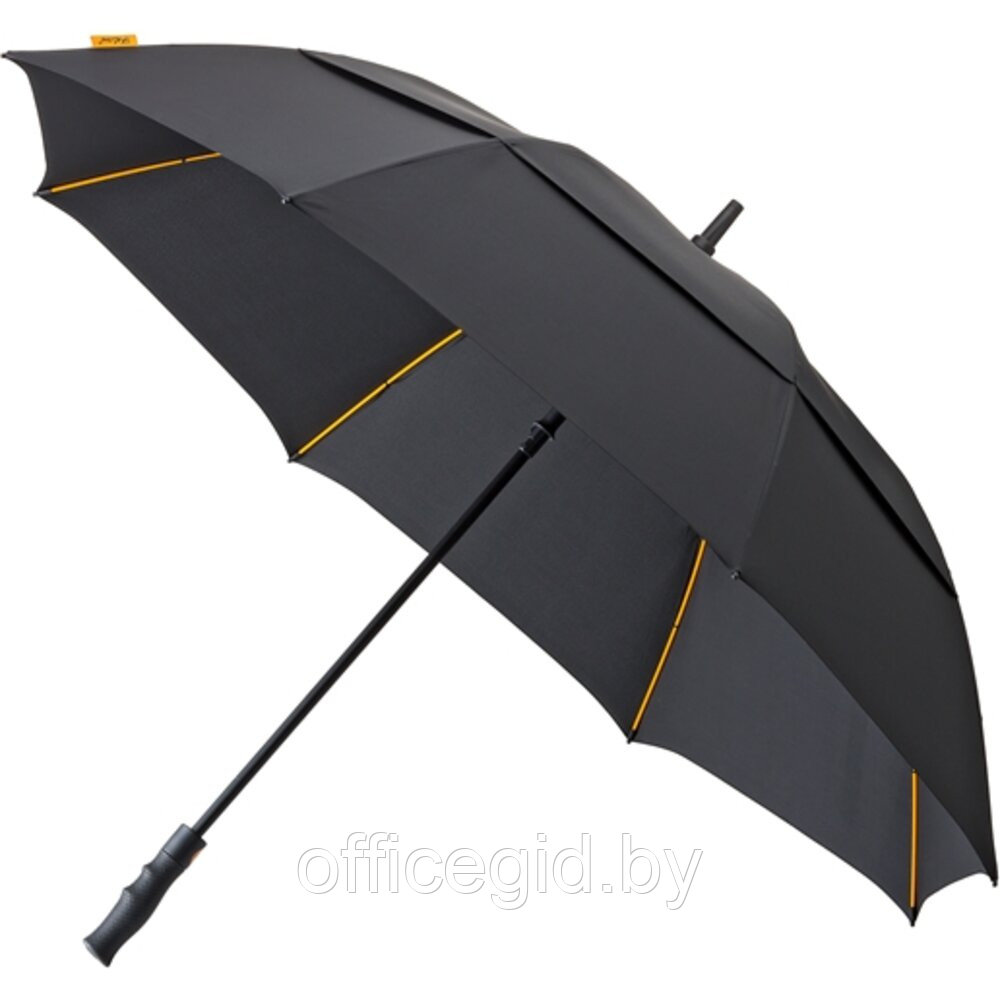 Зонт-трость "GP-76-8120", 130 см, черный - фото 1 - id-p187027010