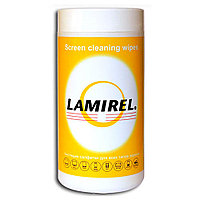 Чистящие салфетки для экранов всех типов "Lamire"l в тубе, 100 шт