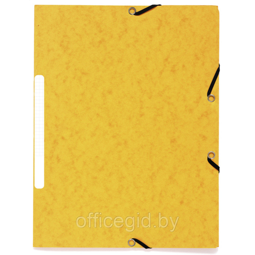 Папка на резинках "Manila", A4, 15 мм, желтый - фото 1 - id-p180056821
