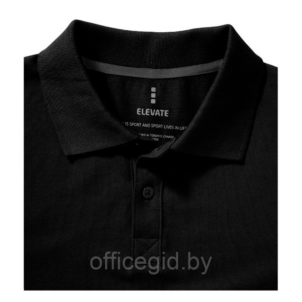 Рубашка-поло мужская "Seller", L, черный - фото 4 - id-p187027098