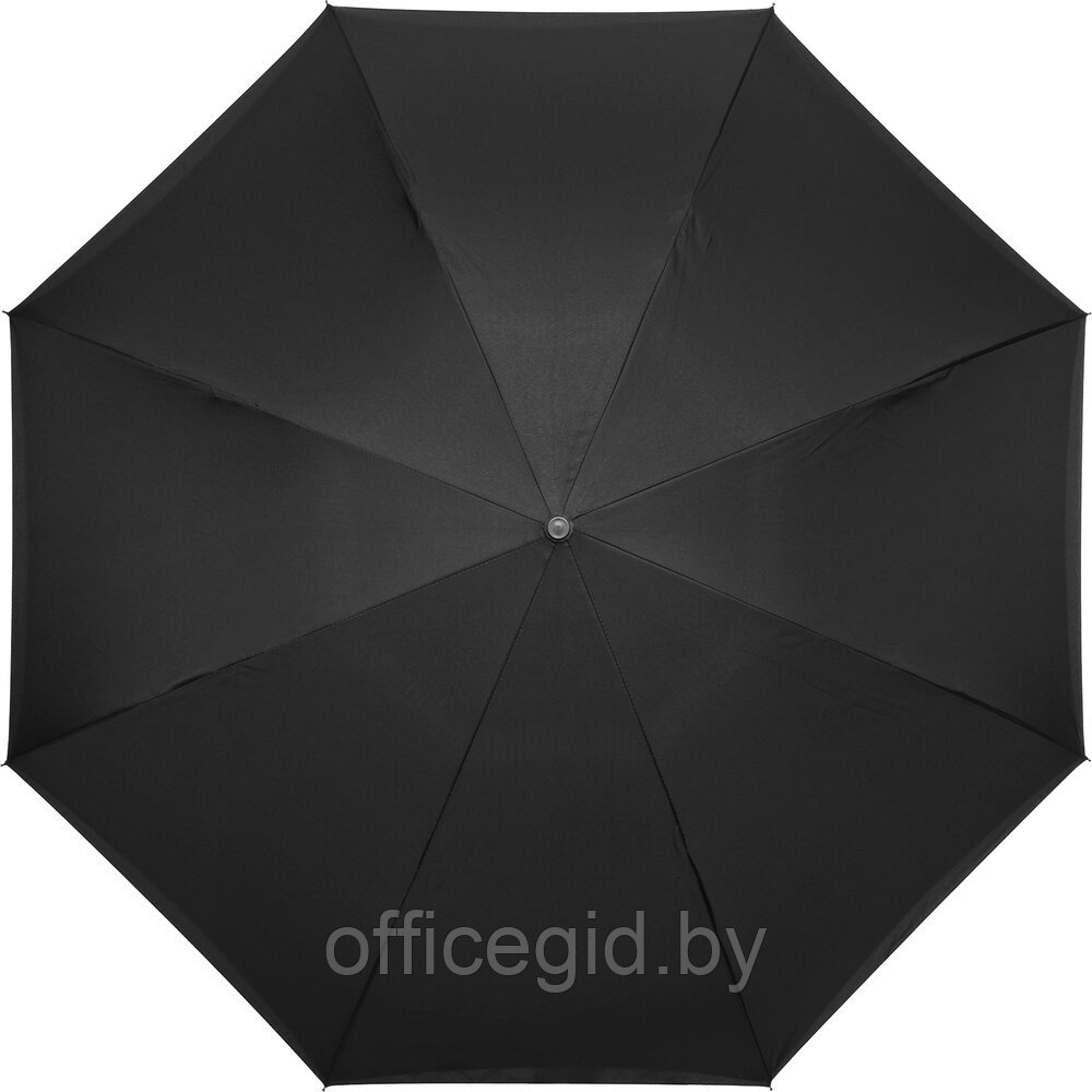 Зонт-трость "RU-6", 107 см, черный, синий - фото 3 - id-p187027124