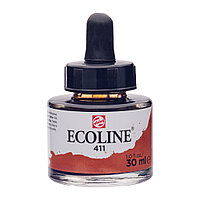 Жидкая акварель "ECOLINE", 411 сиена жженая, 30 мл