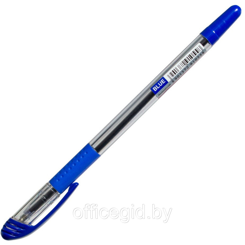 Ручка шариковая "Pronto", 0.5 мм, прозрачный, стерж. синий - фото 1 - id-p180056573