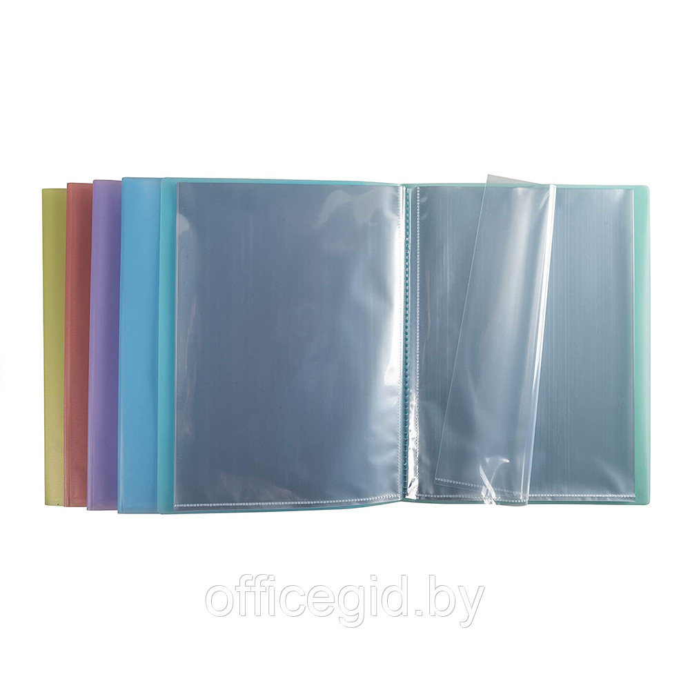Папка с файлами "Chromaline Pastel", 20 карманов, ассорти - фото 2 - id-p180056778