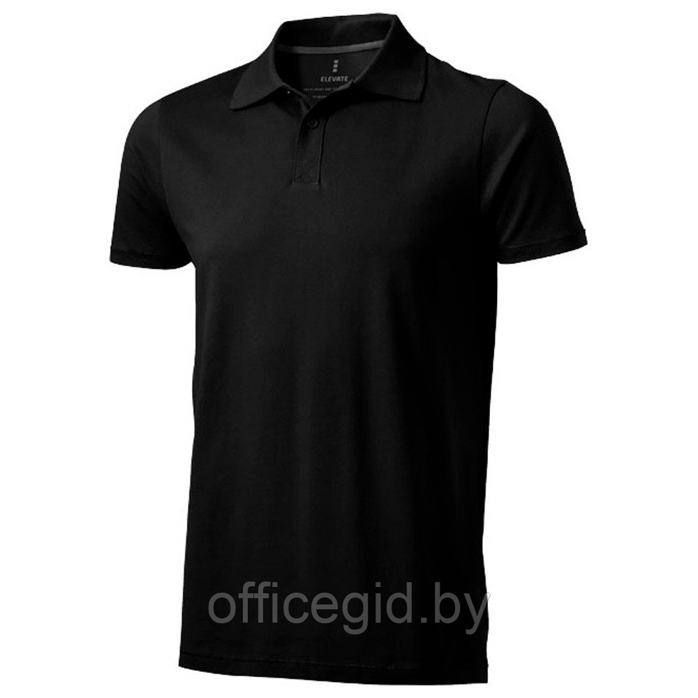 Рубашка-поло мужская "Seller", S, черный - фото 1 - id-p187027118
