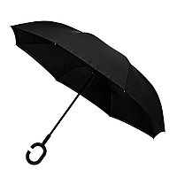 Зонт-трость "RU-6", 107 см, черный