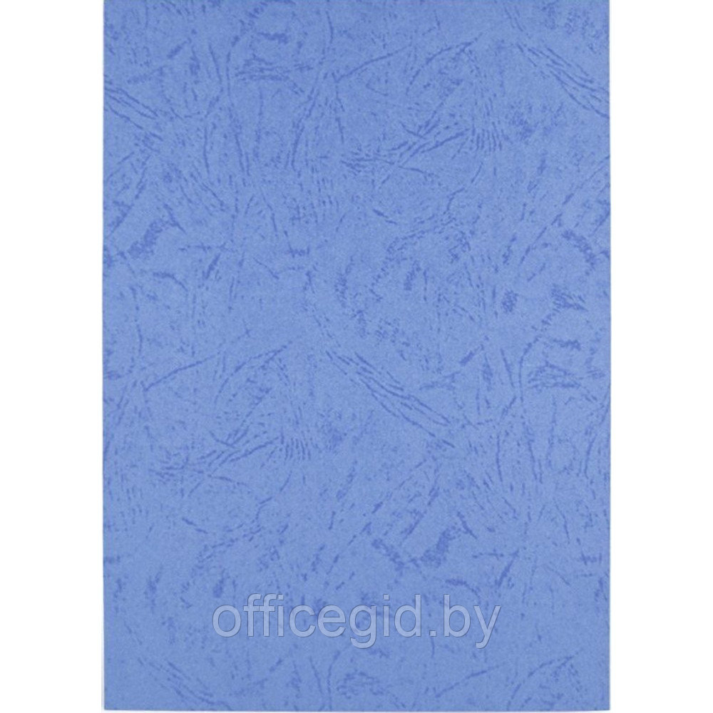 Обложка (перф.) картон под кожу синяя 250г/м 100шт - фото 2 - id-p180057335