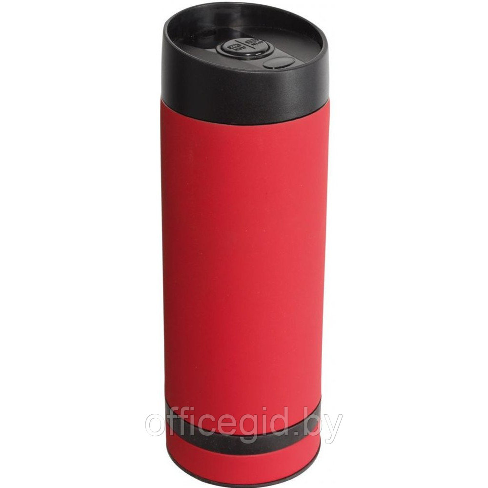 Кружка термическая "Flavoured", металл, пластик, 380 мл, красный, черный - фото 1 - id-p187028037