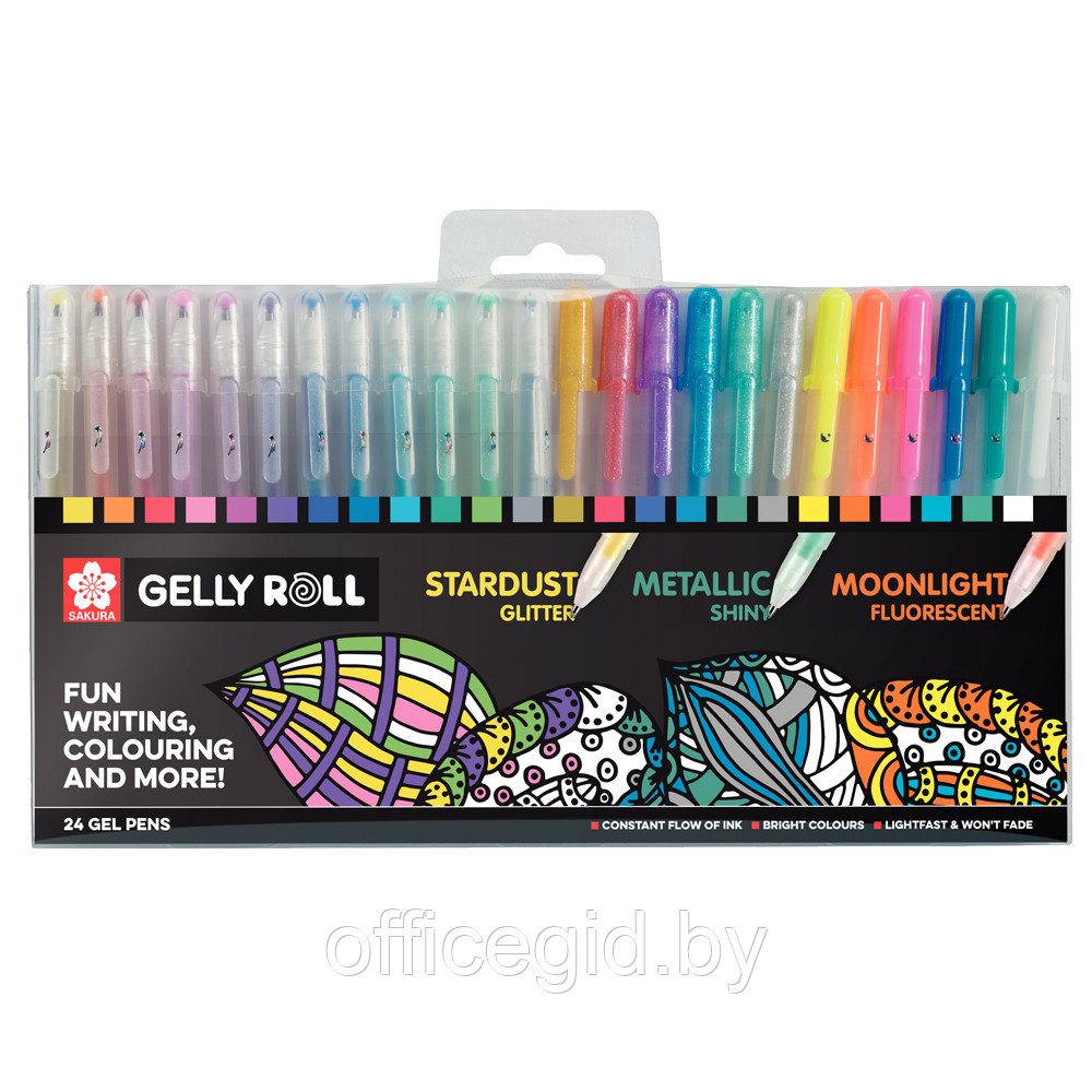 Ручка гелевая "Gelly Roll", 24 шт.