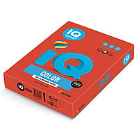 Бумага цветная "IQ Color", A4, 500 листов, 80 г/м2, красный