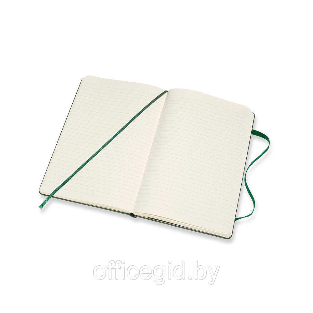 Блокнот "Classic Large", А5, 120 листов, линейка, зеленый - фото 4 - id-p187027515