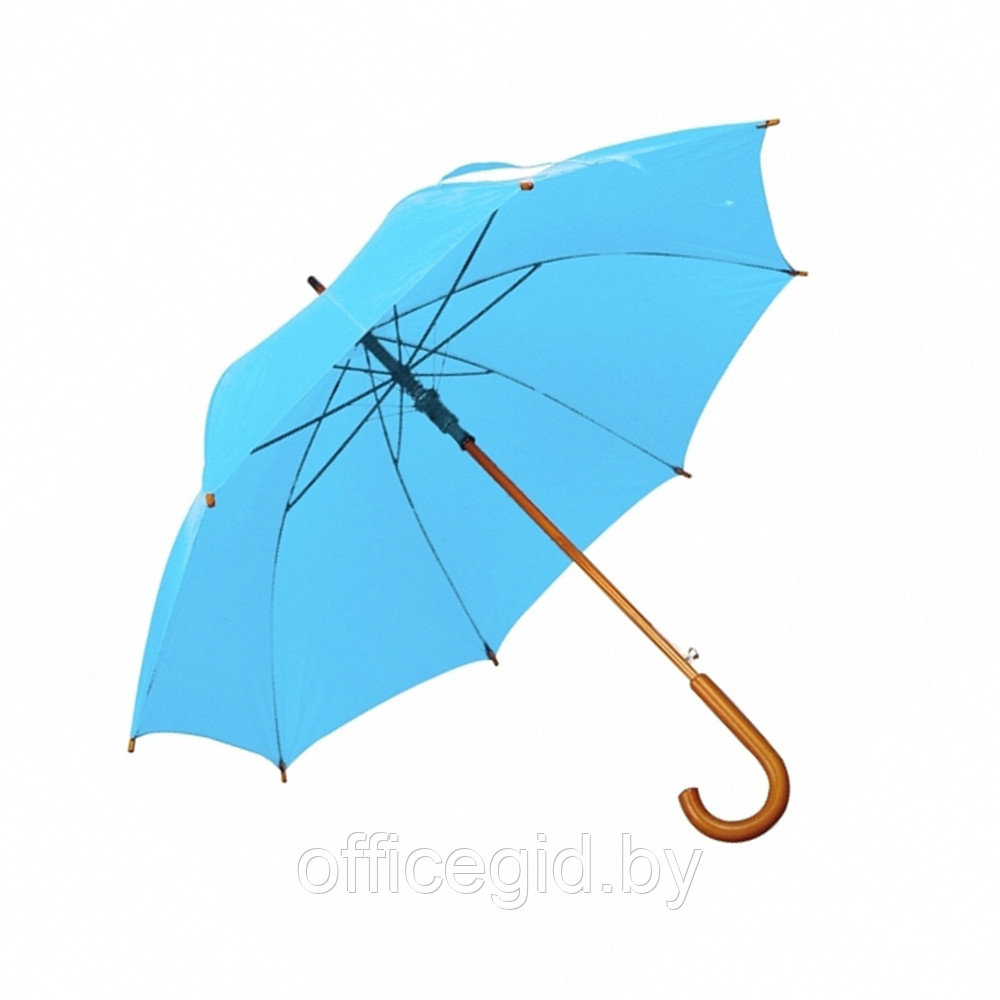 Зонт-трость "Nancy", 105 см, голубой - фото 1 - id-p187027167