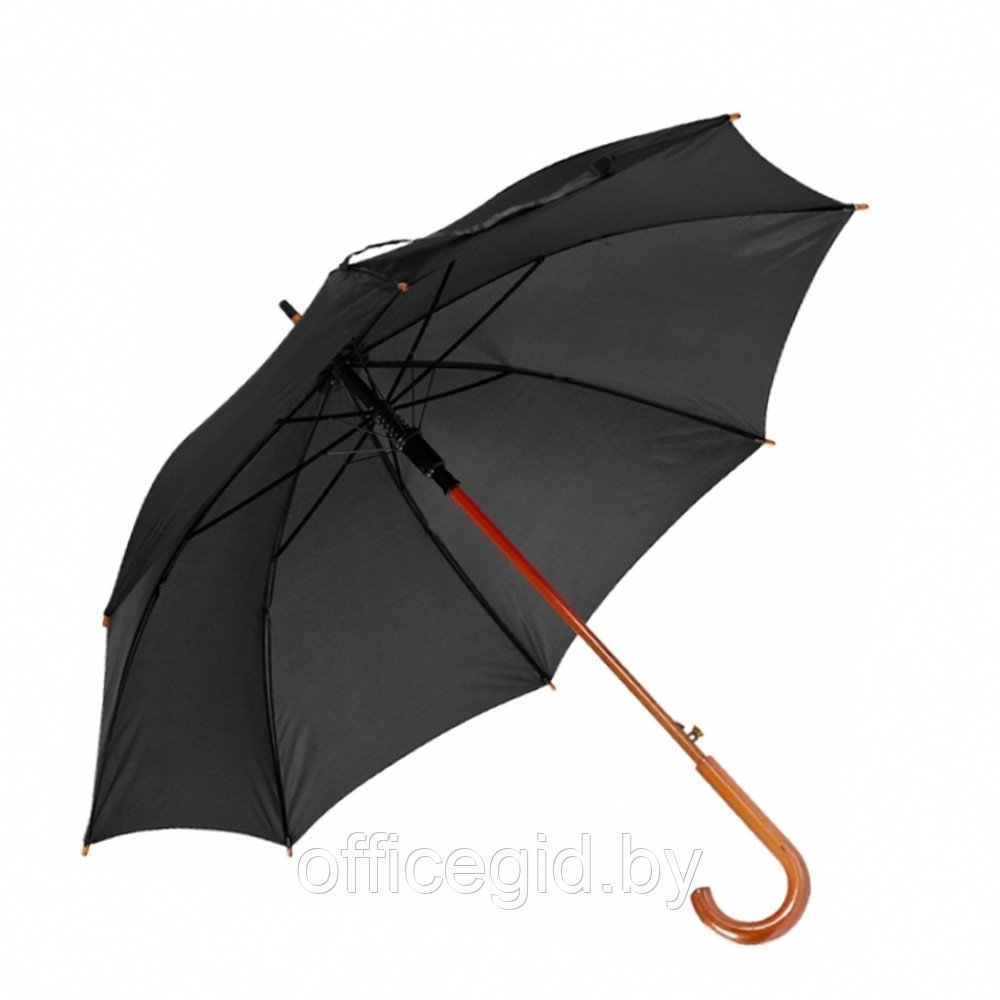 Зонт-трость "Nancy", 105 см, черный - фото 1 - id-p187027179