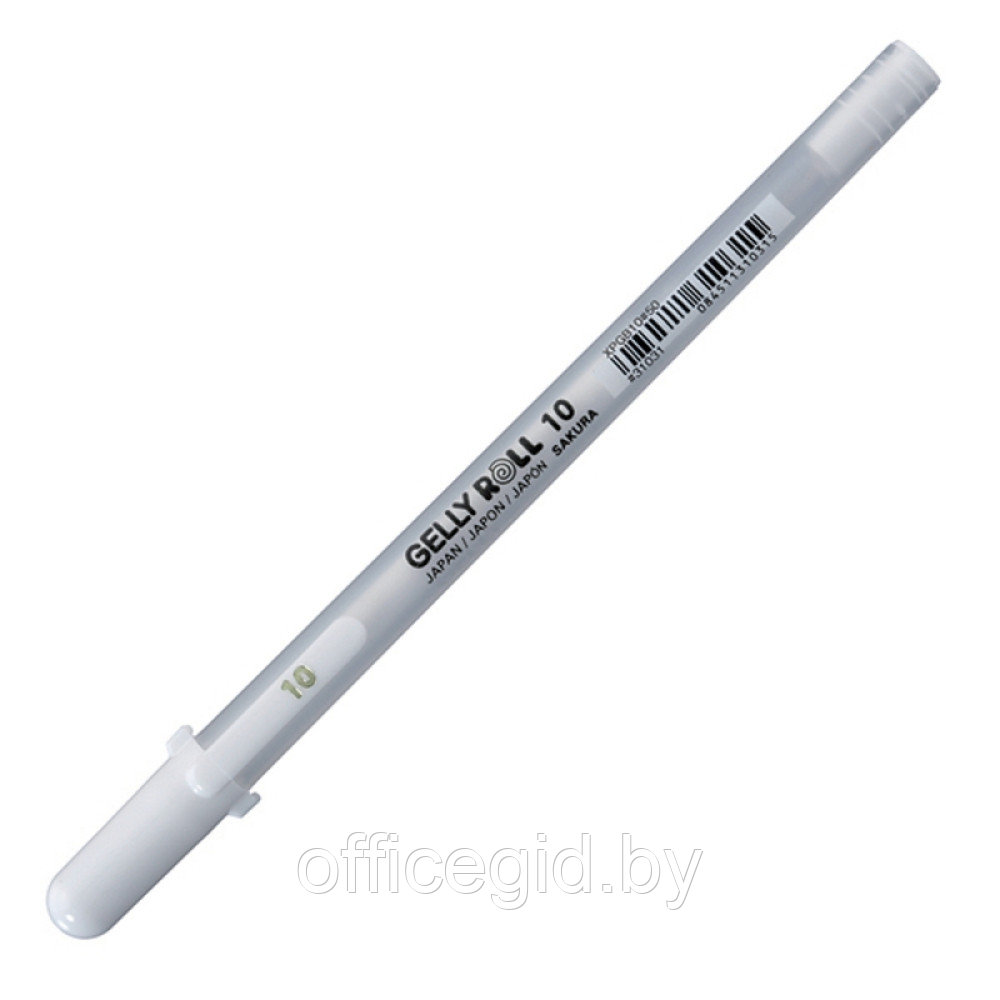 Ручка гелевая "Gelly Roll Basic", 0.5 мм, прозрачный, стерж. белый