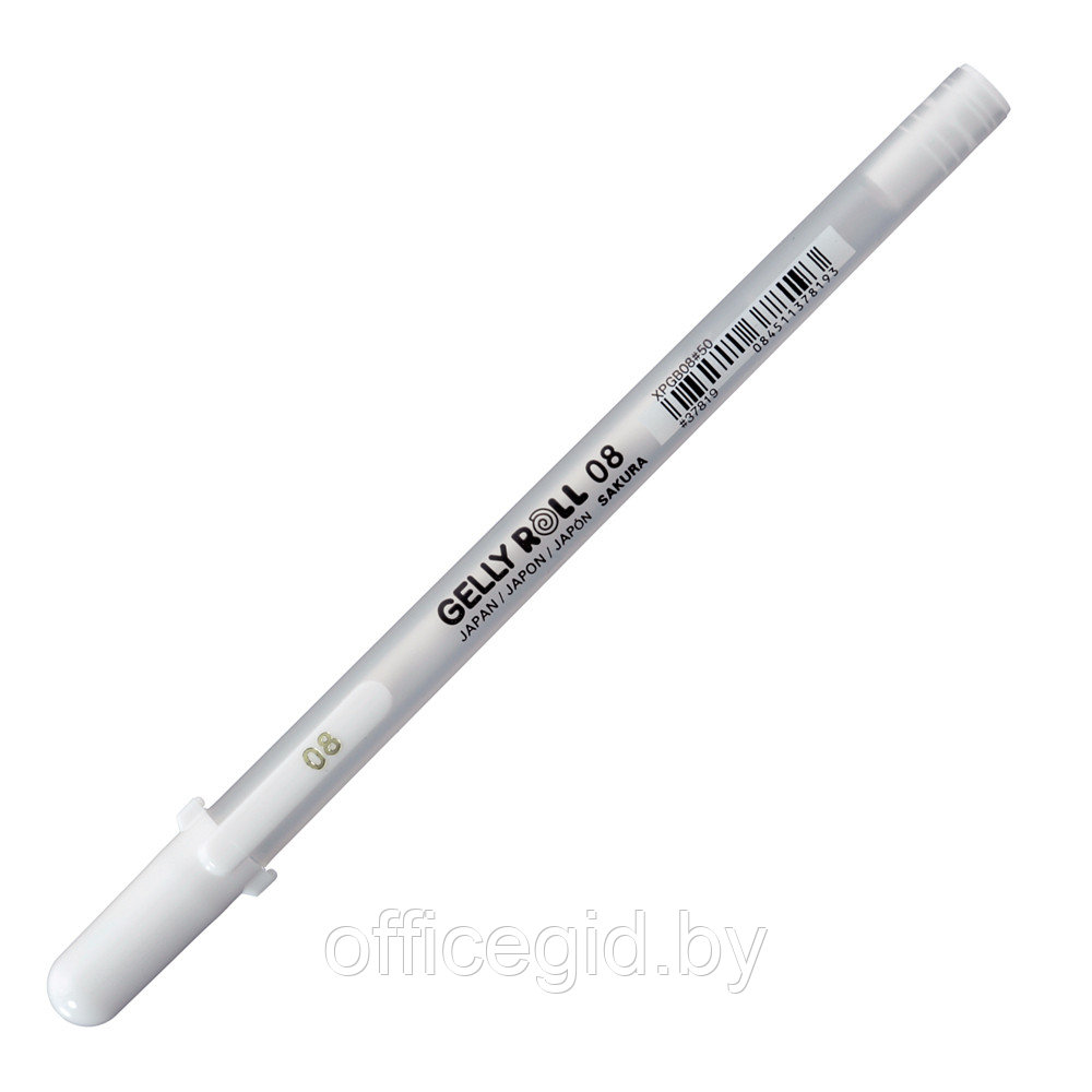 Ручка гелевая "Gelly Roll Basic", 0.4 мм, белый, стерж. белый - фото 1 - id-p187160957