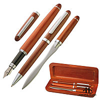 Письменный набор "EASY GIFTS Bangkok": ручка шариковая автоматическая, перьевая и нож для бумаги
