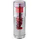 Бутылка для воды "Fruiton infuser", пластик, 740 мл, прозрачный, красный, фото 4