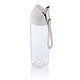 Бутылка для воды "Neva", пластик, 450 мл, прозрачный, белый, фото 5