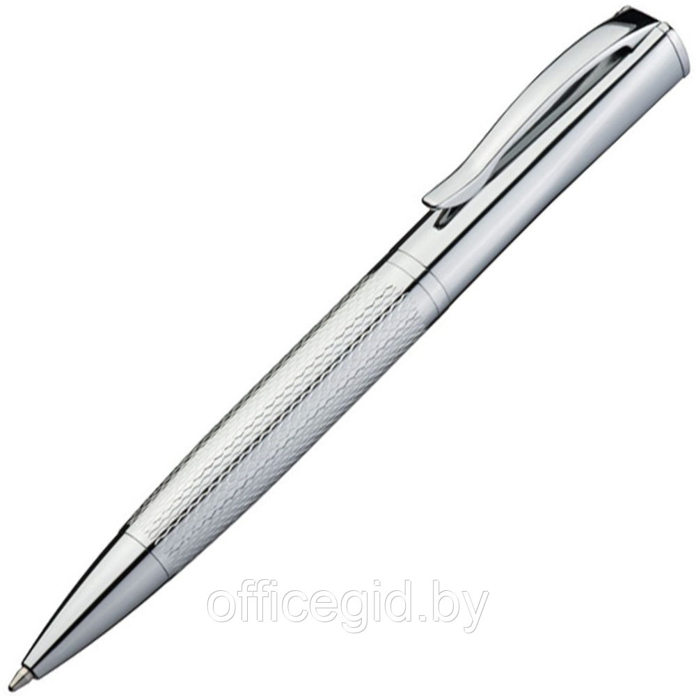 Ручка шариковая автоматическая "EASY GIFTS Chester", 0.7 мм, серебристый, стерж. синий - фото 1 - id-p180056611